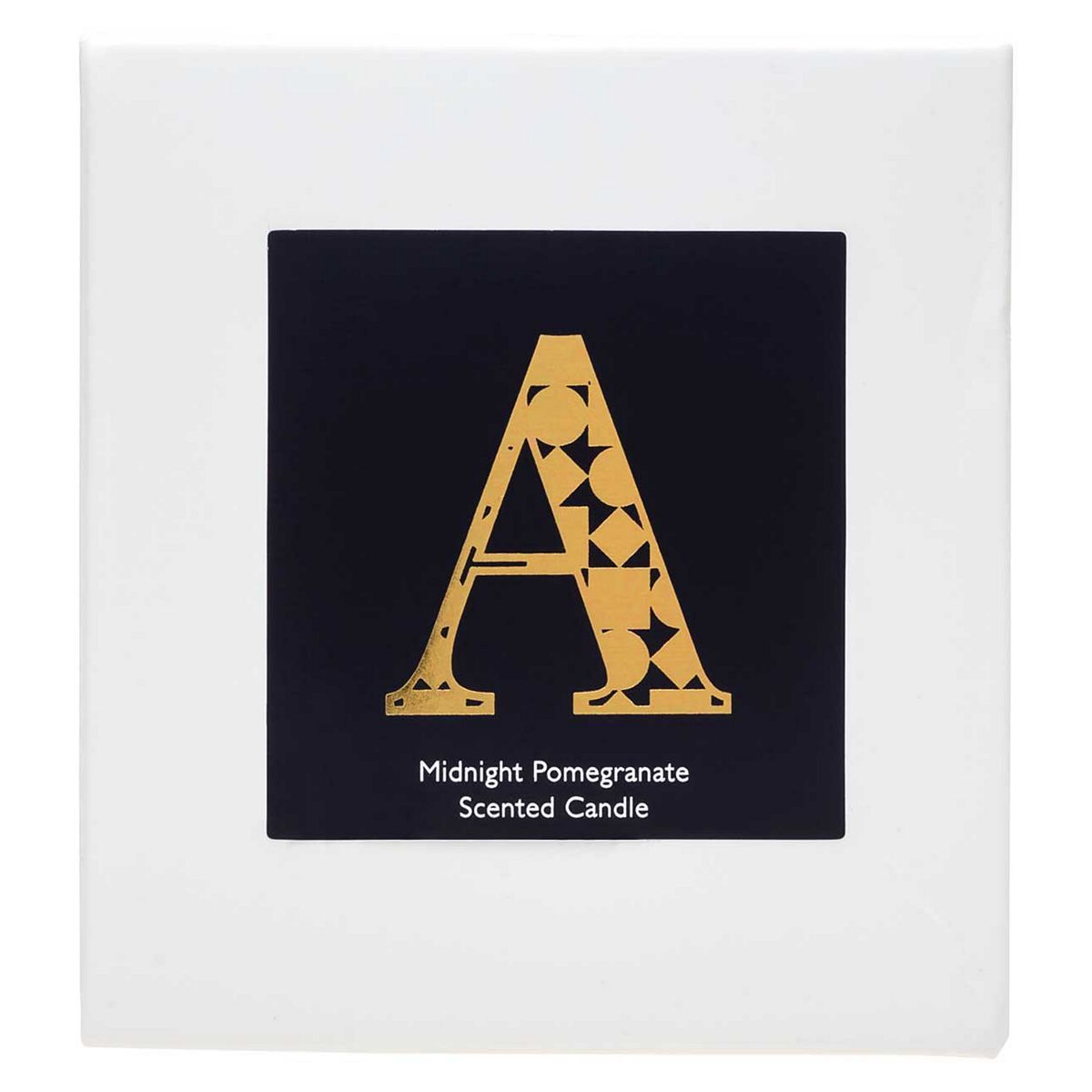 Landon Tyler Alphabet Candle - Letter A - Midnight Pomegranate 140g GOODS Boots   