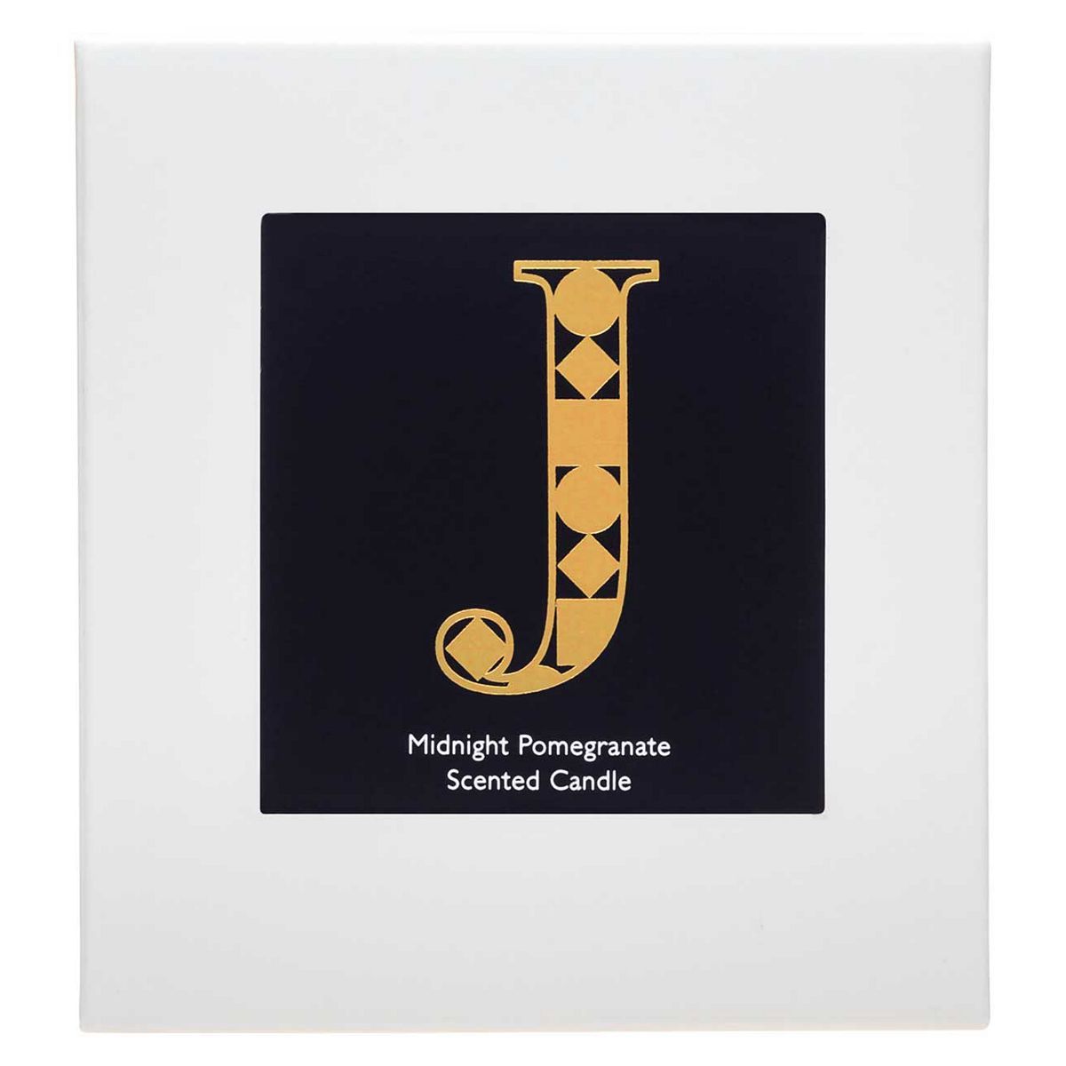 Landon Tyler Alphabet Candle - Letter J - Midnight Pomegranate 140g GOODS Boots   