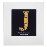 Landon Tyler Alphabet Candle - Letter J - Midnight Pomegranate 140g GOODS Boots   