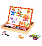 Wooden Magnetic Double Sided Activity Board