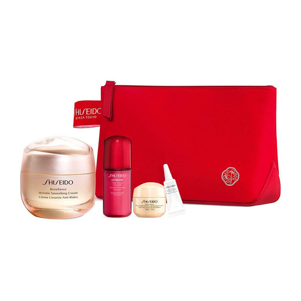 Shiseido Benefiance Wrinkle Smoothing Cream Pouch Set