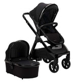 Bababing Raffi Pushchair 3 in 1 Travel System Including Footmuff Glass Black