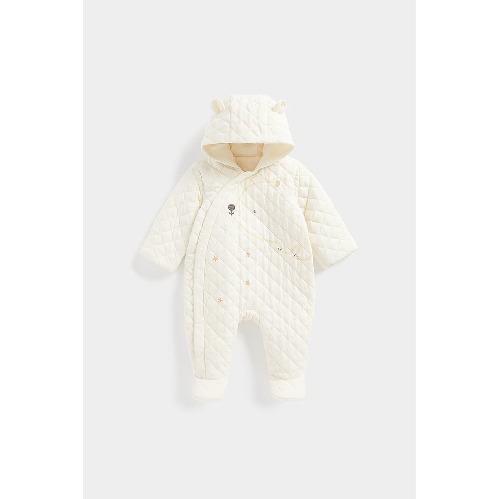 My First Bear Quilted Pramsuit