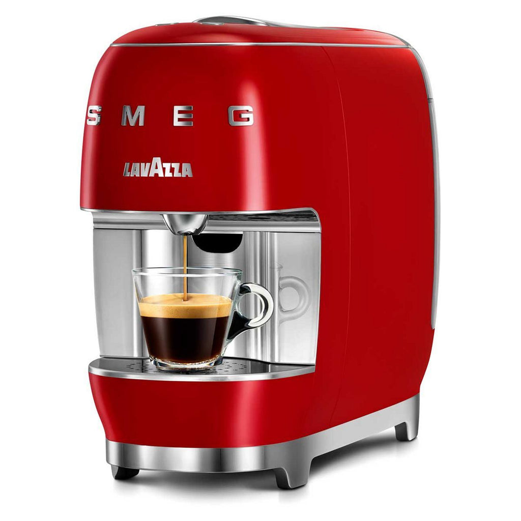 Lavazza Smeg Coffee Machine Red