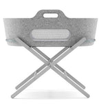 Snuz SnuzBaskit Light Grey Moses Basket  Dove Grey Stand Set