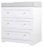 Tutti Bambini Rio Chest Changer - WhiteDove Grey