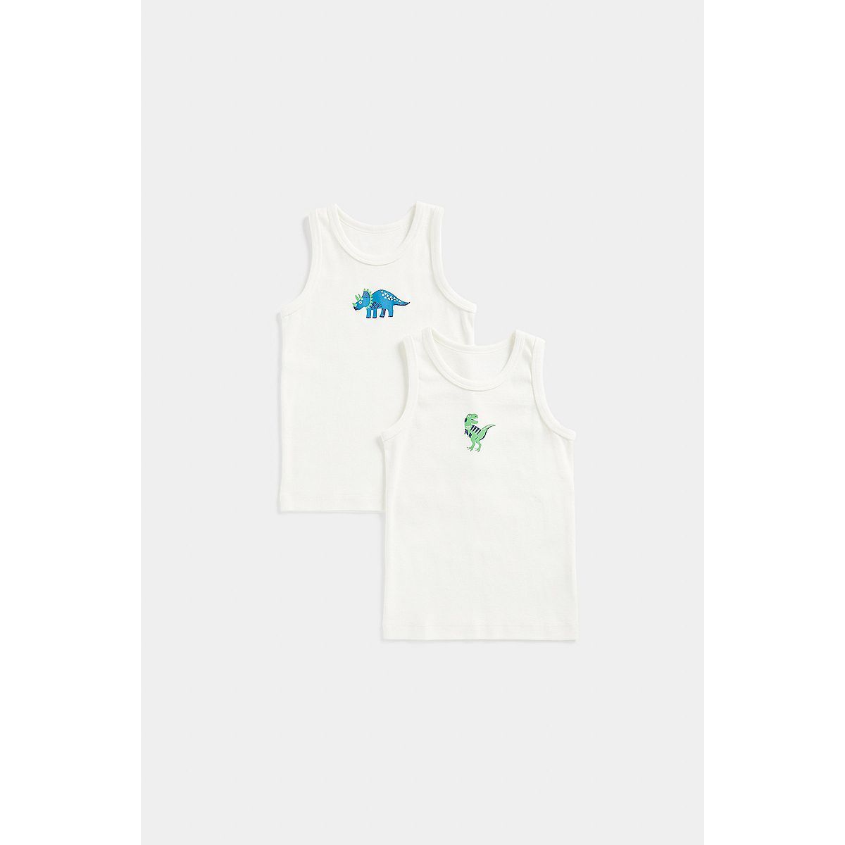 Mothercare Dino Sleeveless Vests - 2 Pack GOODS Boots   