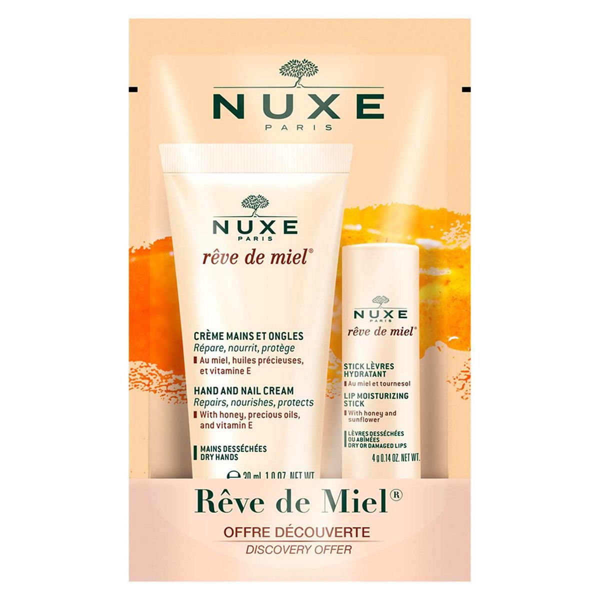 NUXE Rêve de Miel® Lipstick 4g + Hand Cream 30ml GOODS Boots   