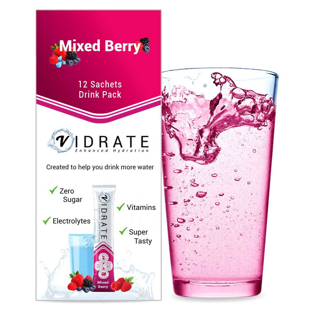 ViDrate Hydration Sachets Mixed Berry - 12 Sachets