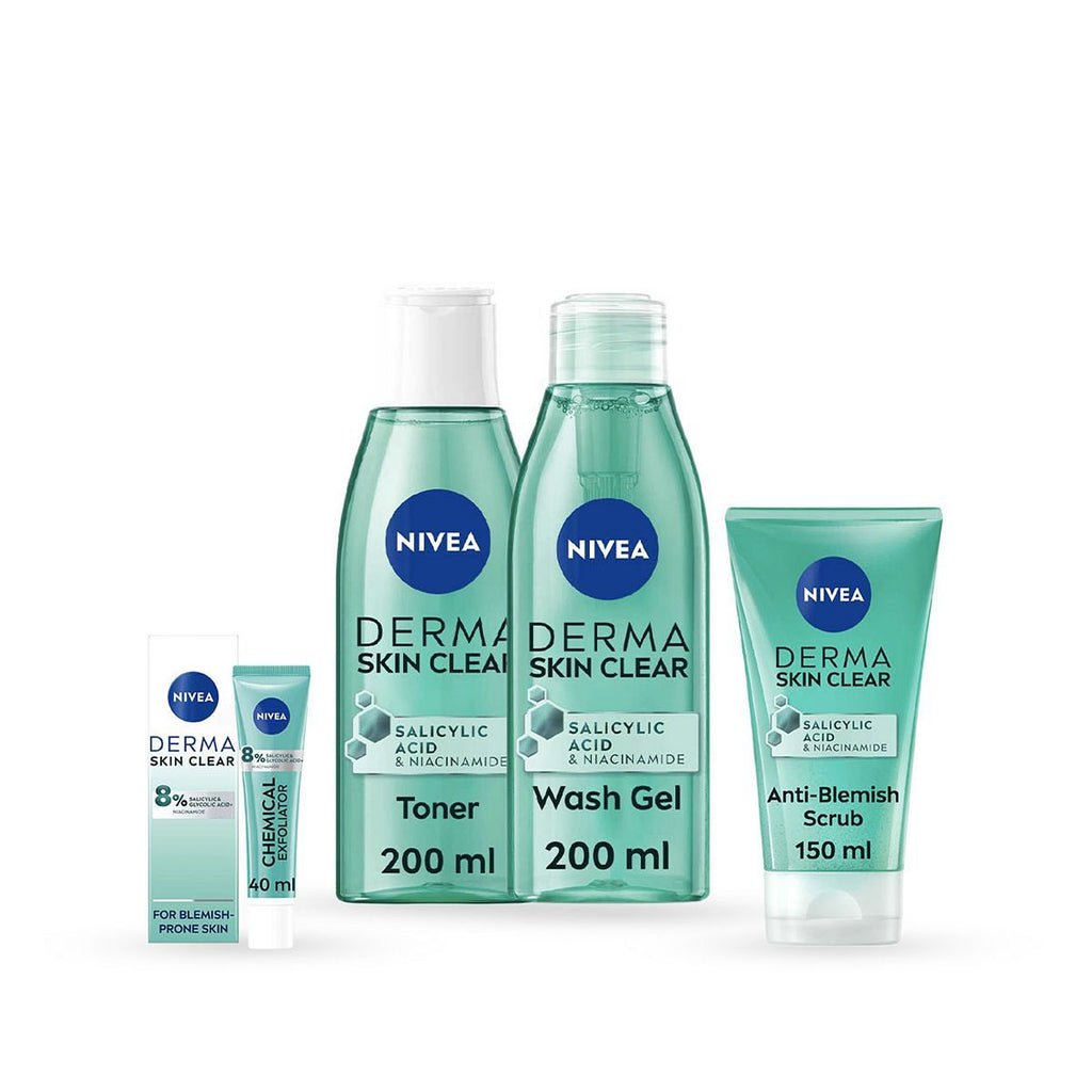 NIVEA Derma Skin Clear Bundle