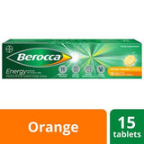 Berocca Orange Energy Vitamin - 15 Tablets