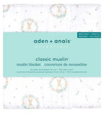 Aden  Anais Essentials Cotton Muslin Blanket Blushing Bunnies