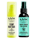 NYX Professional Makeup Matte Dewy Setting Spray and Plump Right Back Primer  Serum