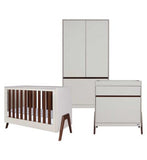 Tutti Bambini Fuori Mini 3 Piece Room Set White SandWarm Walnut