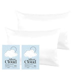 Silver Cloud White Satin Pillowcase Twinpack