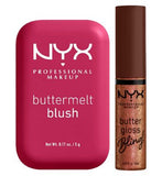 NYX Buttermelt Blush Butta than Before 11 5g  Buttergloss Bling Lip Gloss Hustla 8ml Duo