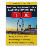 Activity Superstore London Overnight Stay  Attraction for Two
