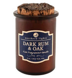 Northern Lights Candle Spirit Jar 5oz - Dark Rum and Oak