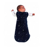 Sweet Dreamers Organic Cotton Baby Sleeping Bag Blue Moon and Stars 0-3 months - 25 Tog