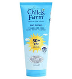 Childs Farm SPF 50 Sun Cream 200ml Fragrance Free Sunscreen for Kids  Sensitive Skin