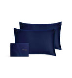 Silk Addict 100  Mulberry Silk Pillowcase Navy Twinpack