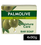 Palmolive Naturals Moisture with Olive Bar Soap 4 Pack