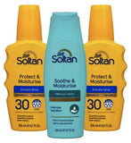 Soltan SPF30 Protect  Moisturise Spray  Aftersun Bundle