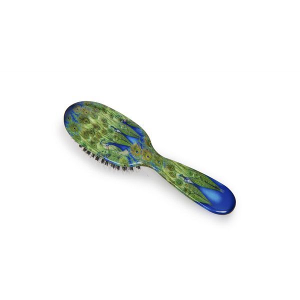 Rock & Ruddle Peacocks Large Pure Bristle Hairbrush