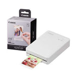 Canon Selphy QX20 Instant Photo Printer - Sand White - Printer  60 Shot Pack