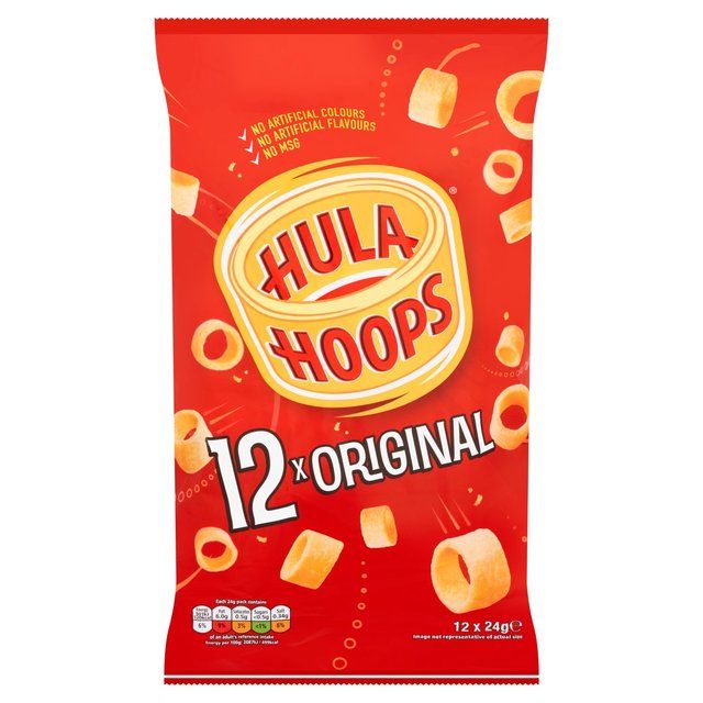 Hula Hoops Original Multipack Crisps   12 per pack