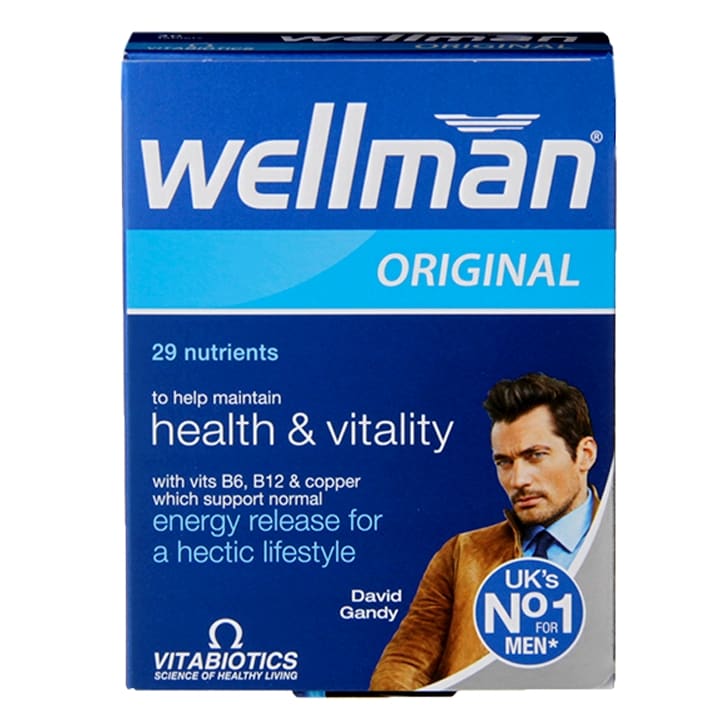 Vitabiotics Wellman 30 Tablets Men's Multivitamins Holland&Barrett   