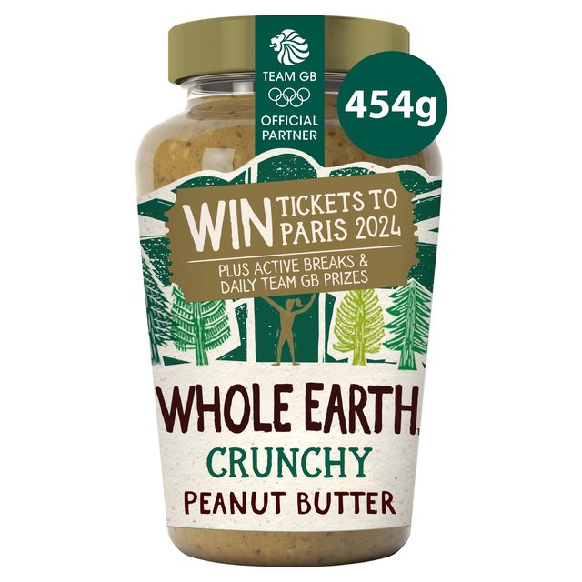 Whole Earth Crunchy Peanut Butter   454g GOODS M&S   