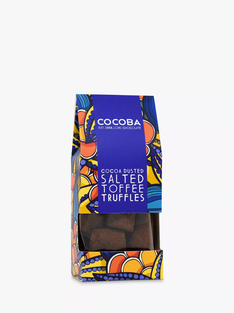 Cocoba Cocoa Dusted Salted Toffee Truffles, 175g