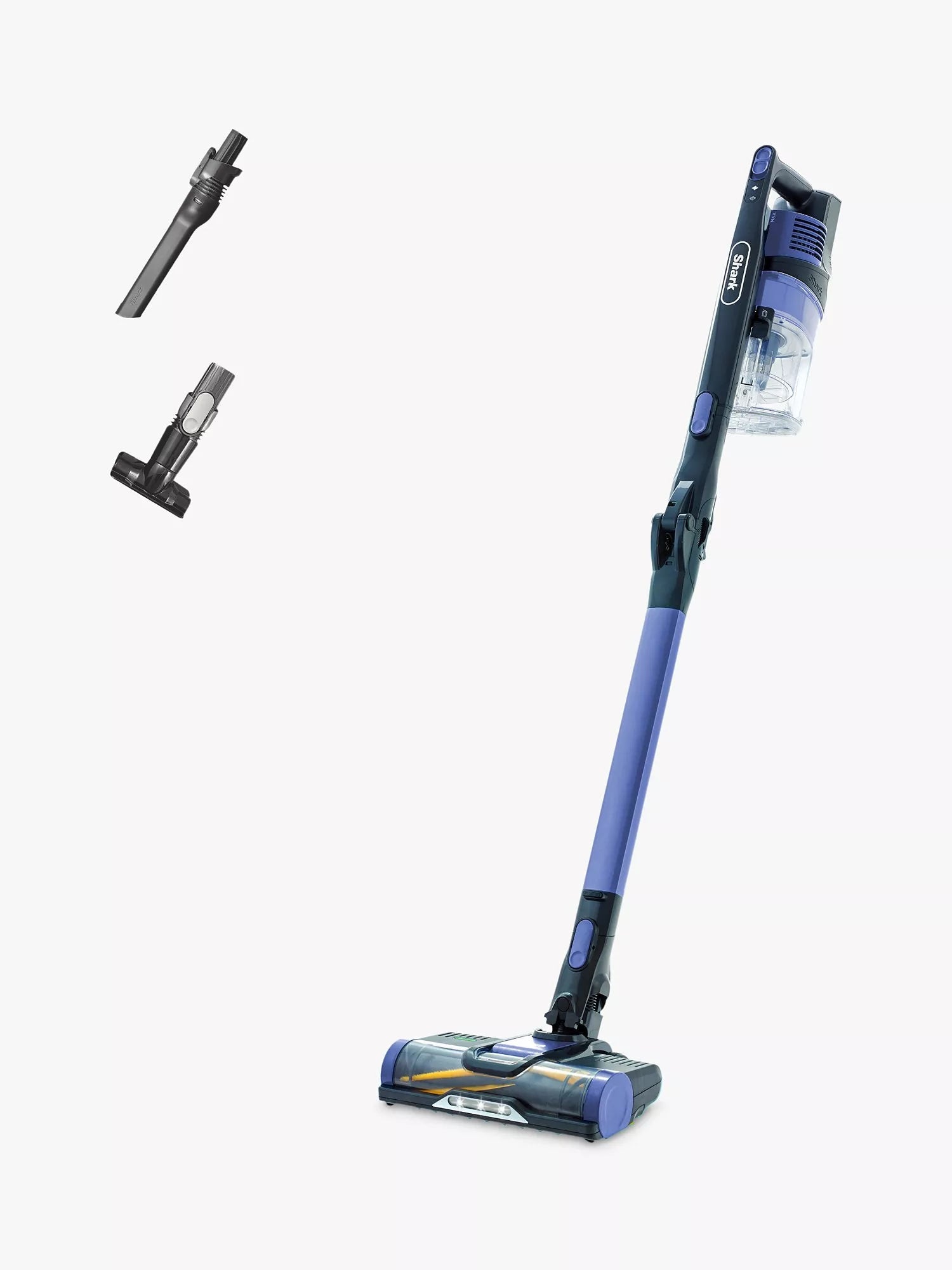 Shark IZ202UK Anti Hair Wrap Cordless Vacuum Cleaner with Flexology, Mid Blue - McGrocer