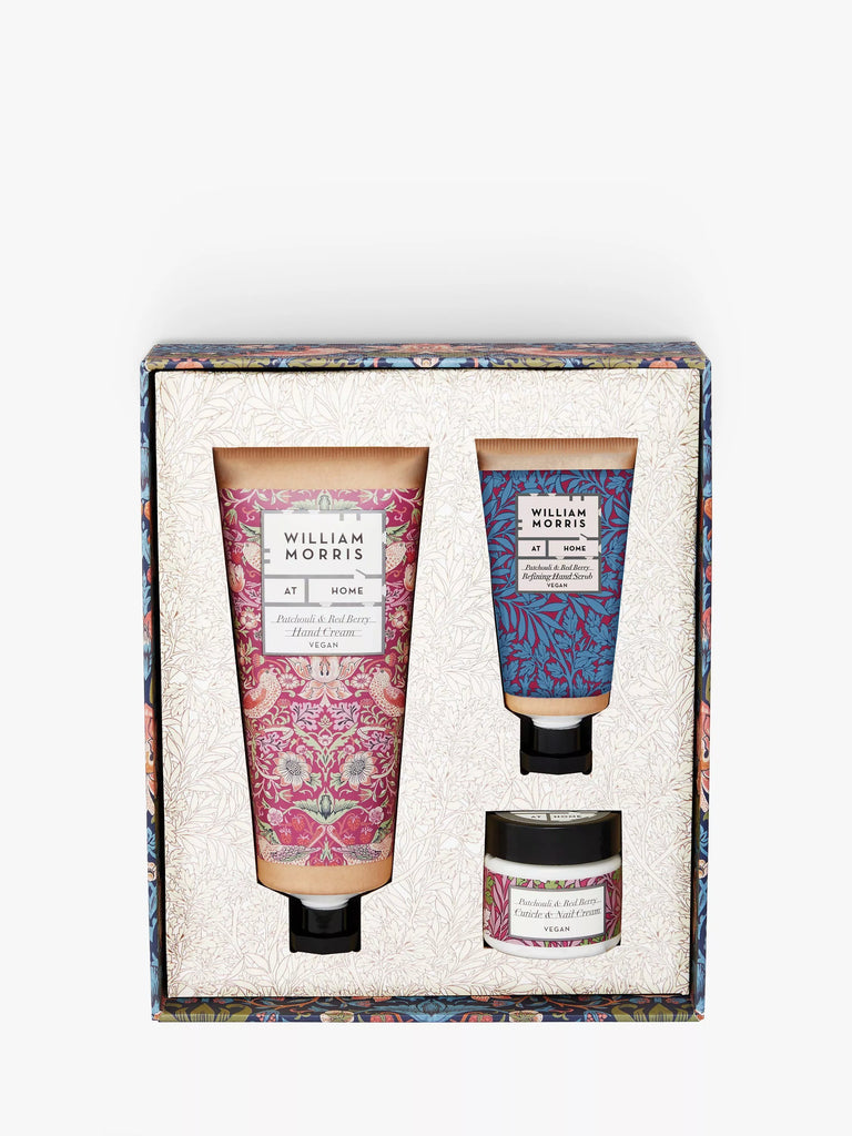 William Morris At Home Strawberry Thief Patchouli & Red Berry Hand Care Treats