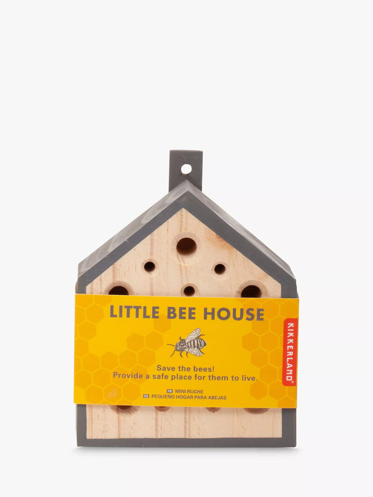 Kikkerland Little Bee Home, Yellow