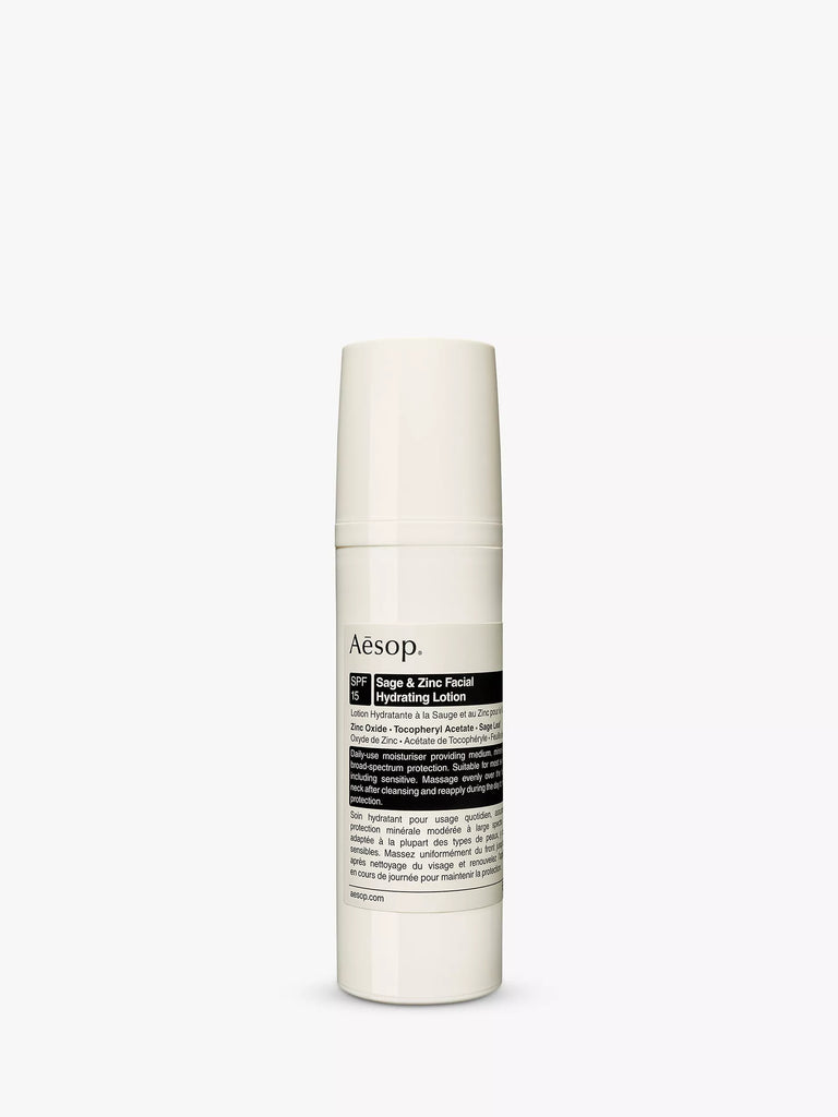 Aesop Sage & Zinc Facial Hydrating Lotion, SPF 15, 50ml