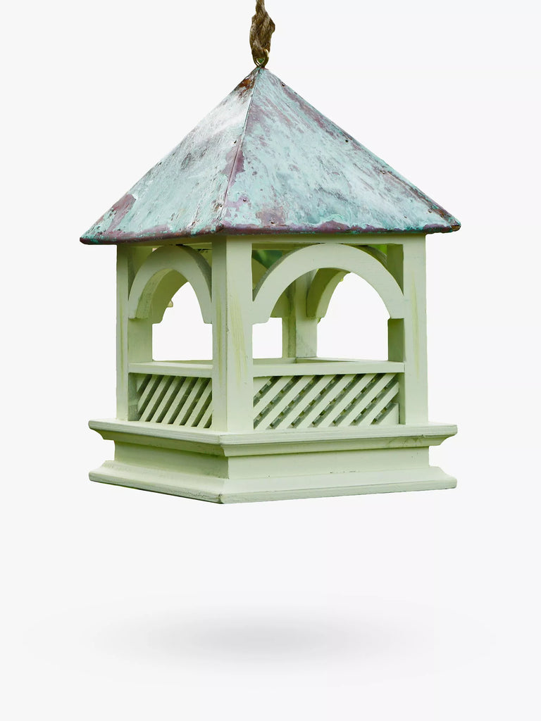 Wildlife World Hanging Bempton Bird Table, Pale Green