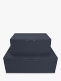 Stackers Plain Storage Boxes, Set of 2 - McGrocer