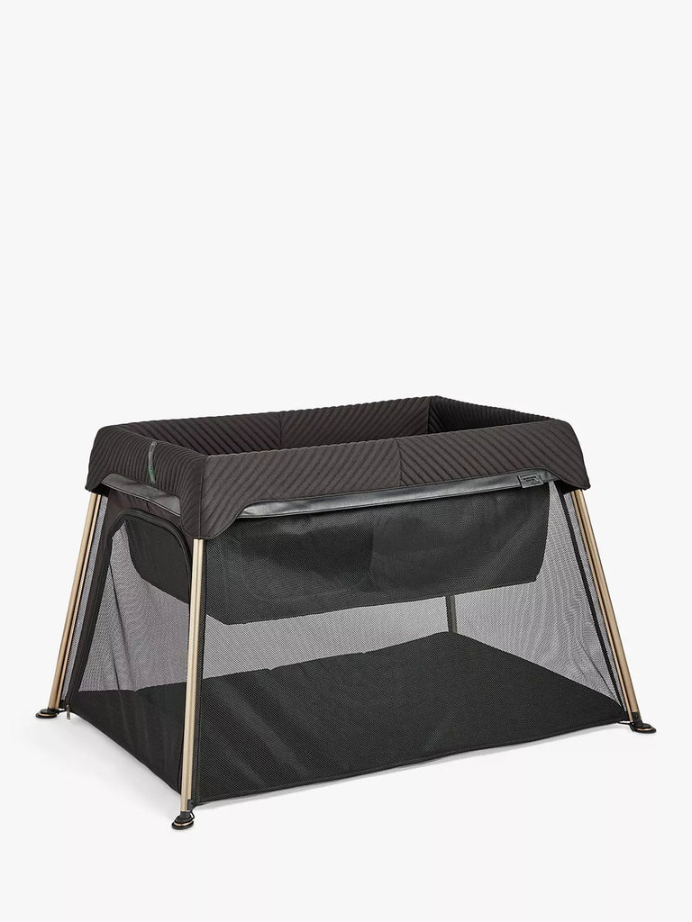 Silver Cross Rise by Tinie Travel Cot, Signature Edition, Black