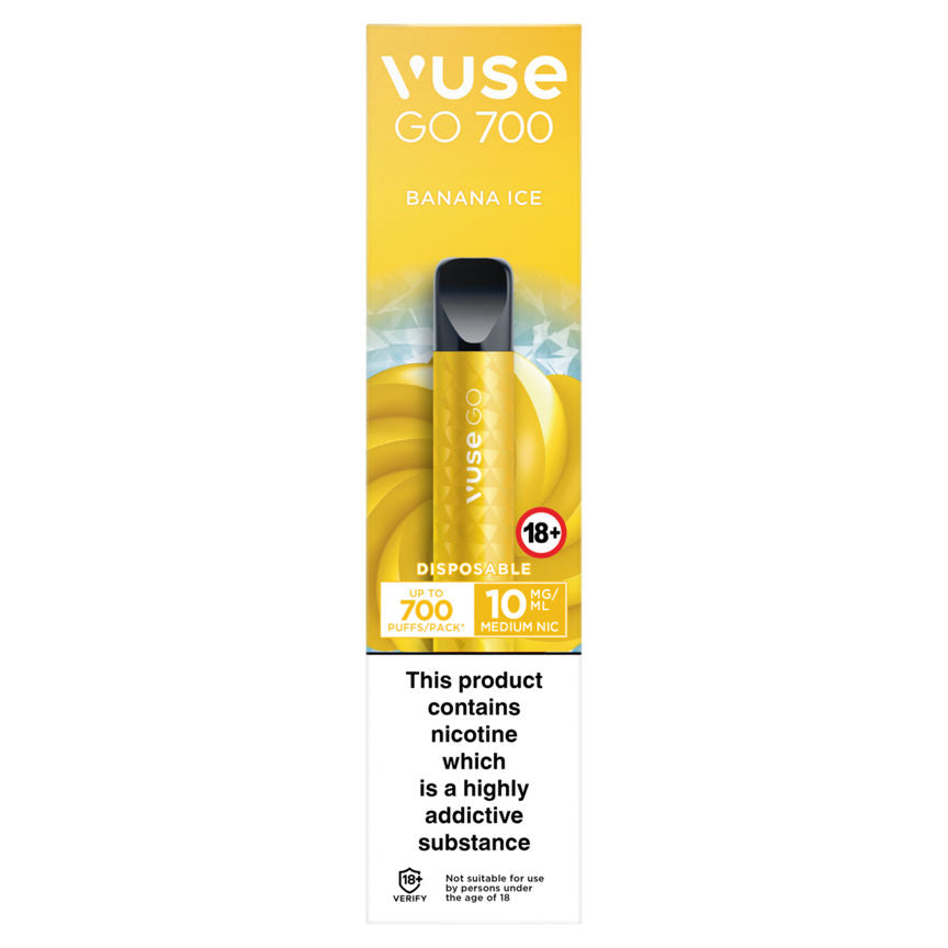 Vuse Go 700 Banana Ice Disposable 10mg/ml