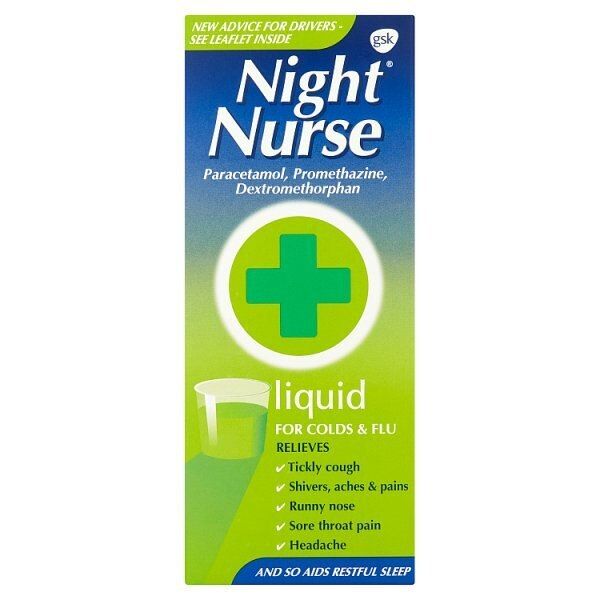 Night Nurse Cold & Flu Relief Liquid 160ml