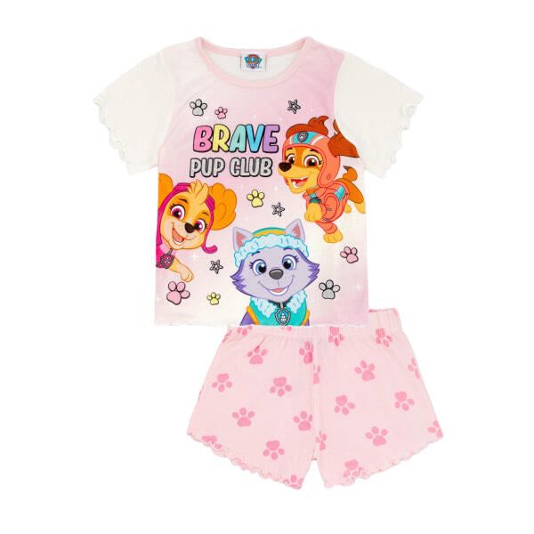 Paw Patrol Girls Short-Sleeved Pyjama Set (12-18 Months)