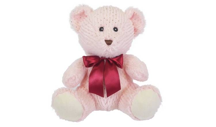 10inch Bear Soft Toy - Pink