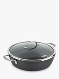 Eaziglide Neverstick3 Professional Aluminium Non-Stick Shallow Casserole, 32cm