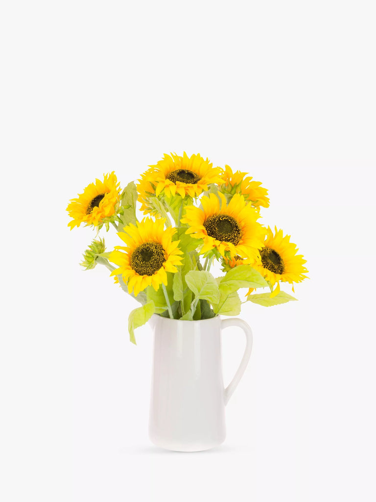 Floralsilk Artifical Sunflowers in Large Jug