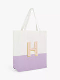 John Lewis Alphabet Cotton Tote Bag