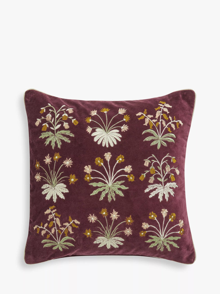 John Lewis Florence Cushion, Damson