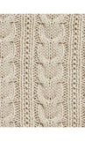 John Lewis Cable Knit Sherpa Fleece Baby Blanket - McGrocer