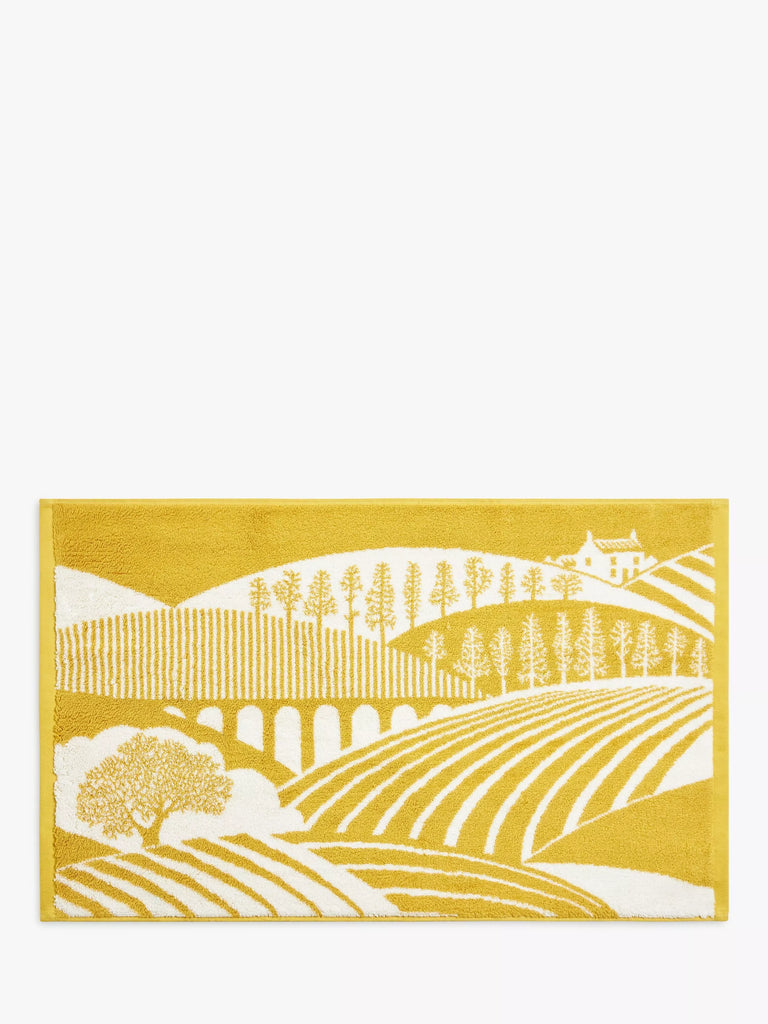 Mini Moderns Moordale Bath Mat, Mustard